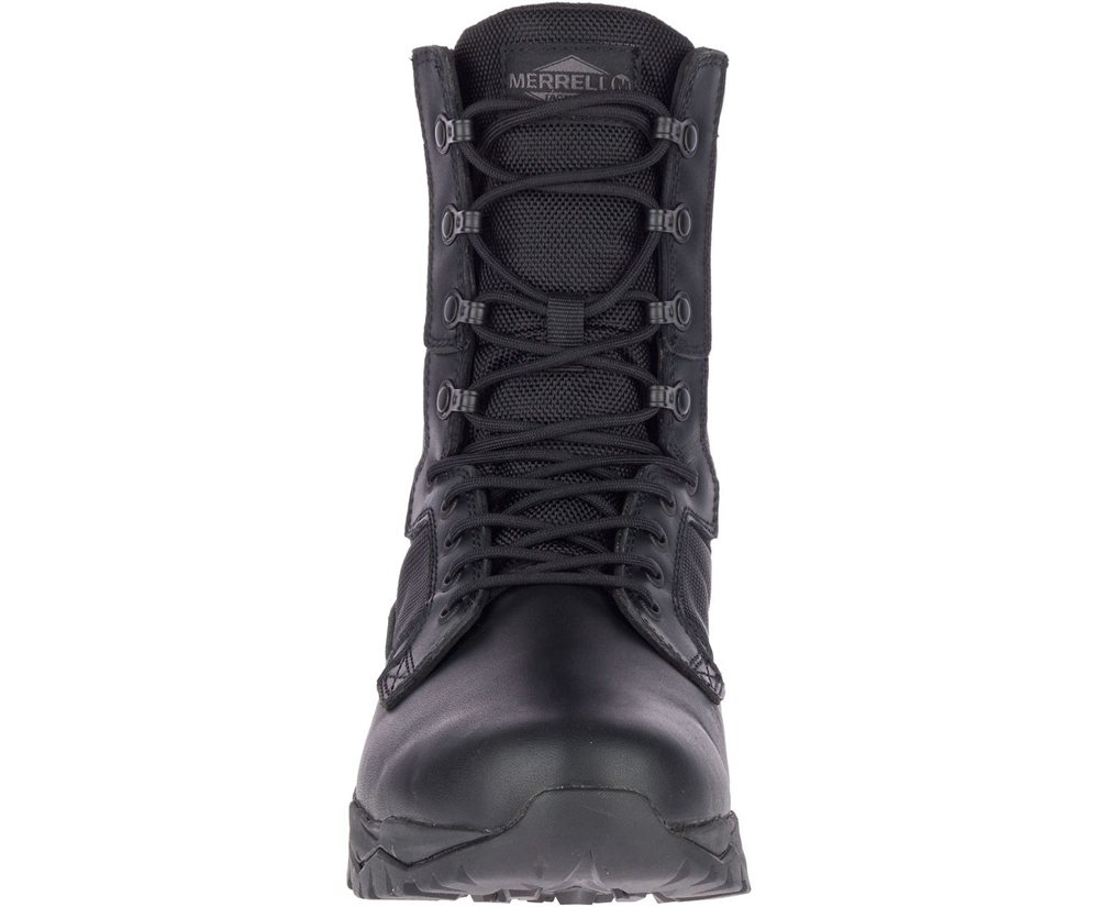 Botas Homem - Merrell Mqc Patrol Waterproof Wide Width - Pretas - CNT438967